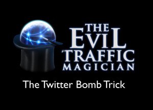 Twitter bomb trick