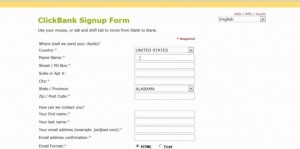 How to setup a clickbank account1