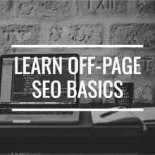 Learn Off-Page SEO Basics