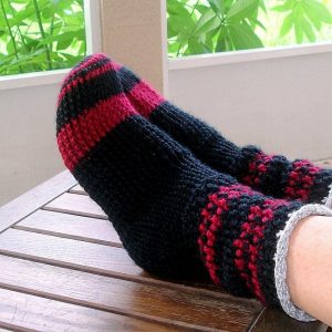 seamless crochet socks