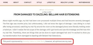 screenshot of "From Damaged To Dazzling: Bellami Hair Extensions" by Maune Legacy