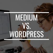 medium vs. wordpress featured image